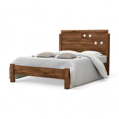 Cama Casal Com Aplique Espelho Luiza Malbec