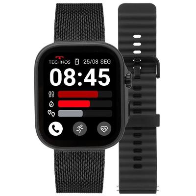 Smartwatch Technos Connect Max Call Preto - Tmaxcaa/9p Relogio Smarts Unissex Connect Preto - Tmaxcaa/9p