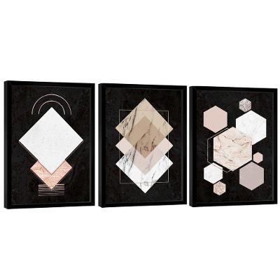Quadro Decorativo Abstrato Formas Na Cerâmica