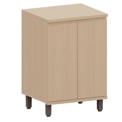 Balcão Para Cozinha 60 Cm 2 Portas Mdf/mdp Aurora Carvalho