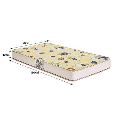 Berço Mini Cama Doce Sonho Carvalho/branco Com Colchão Supreme - Qmovi Carvalho/branco