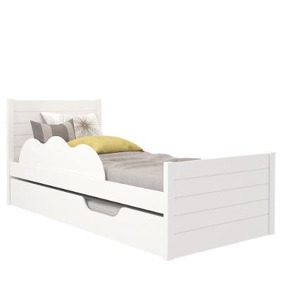 Bicama Elza Branco Com Proteção E Colchões Supreme D33 - Permóbili Baby Branco