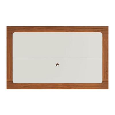 Painel Para Tv Até 75 Polegadas Off White E Freijó 180cm