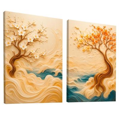 Quadro Decorativo Duo árvore Da Sabedoria 3d