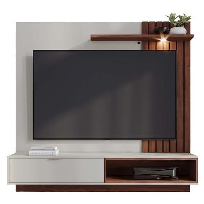 Home Suspenso Tocantins 1.6 Off White/nogueira Real Para Tv Até 60” - Colibri Off White/nogueira Real