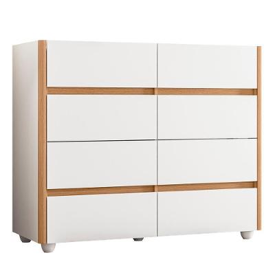 Cômoda Aparador Infinite 8 Gavetas Branco/freijó - Móveis Albatroz Branco/freijó