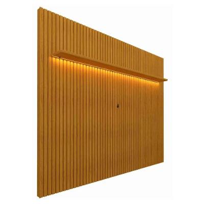 Painel Para Tv Até 85 Polegadas Com Led Ripado Clean Nobre Naturale 230cm
