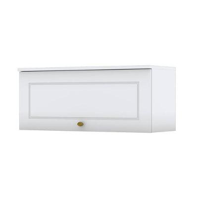 Armário Aéreo 1 Porta Basculante 80 Cm Americana Branco Hp – Henn