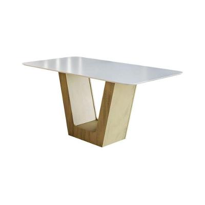 Mesa De Jantar 180cm Multimóveis Cr50046 Carvalho/off White Carvalho/off White