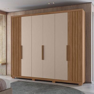 Guarda Roupa Casal Ambiente Araguaia 6 Portas Carvalho Fendi - Moval