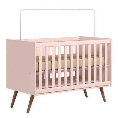 Berço Americano Q Encanto 3820 Retrô Rosa – Qmovi