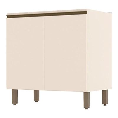 Balcão 2 Portas 80 Cm Connect Off White - Henn