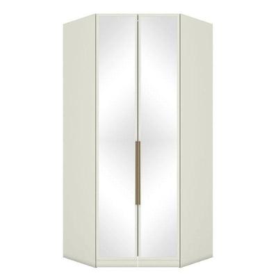 Armário De Canto Closet 2 Portas Com Espelhos Predileto Areia - Henn