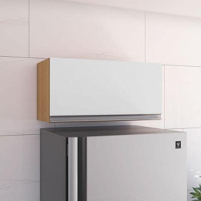 Armário Aéreo Para Cozinha Ambiente Andréia 1 Porta Amêndoa Branco - Ajl
