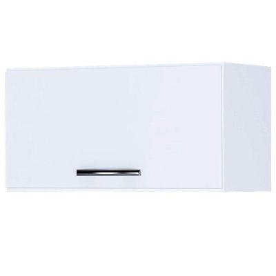 Armário Aéreo De Cozinha 1 Porta Branco Brilho – Ajl