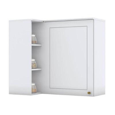 Armário Aéreo Canto Reto 1 Porta Nova York Branco Hp – Henn