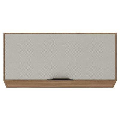 Armário Aéreo Para Cozinha Firenze 1 Porta Amêndola Touch Nude Prime Tx - Demóbile
