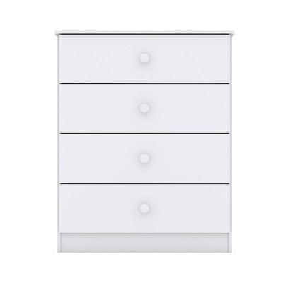 Cômoda Infantil Labirinto Branco Brilho – Henn