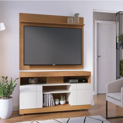 Rack Bancada Ambiente Yara E Painel Para Tv Maia Freijó Off White – Colibri