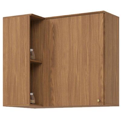 Armário Aéreo De Cozinha Requinte Canto Reto 1 Porta Nature – Henn