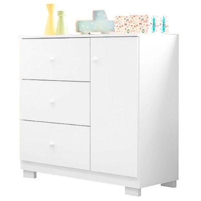 Cômoda Infantil Duda Branco Brilho – Phoenix Baby