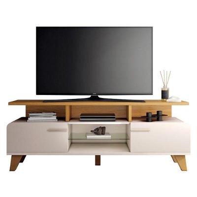 Rack Bancada Para Sala Essenza 1.6 Off White Cinamomo – Hb Móveis