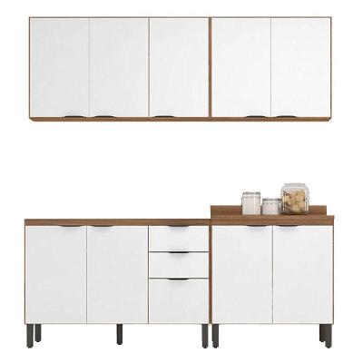 Cozinha Modulada Firenze Fi0008 Amêndola Branco - Demóbile
