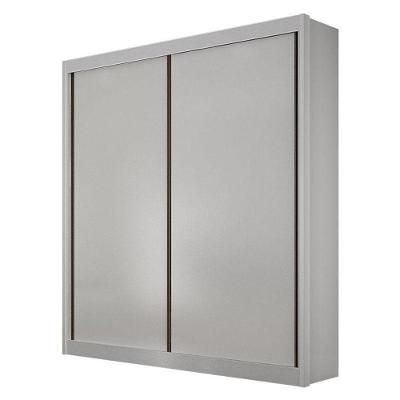 Guarda Roupa 2 Portas São Paulo Gold Branco – Leifer Móveis