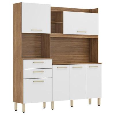 Kit Para Cozinha Select Amendola Branco - Demóbile