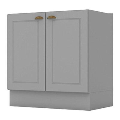 Balcão 2 Portas 80 Cm Americana Cinza – Henn