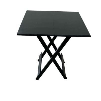 Mesa Dobrável Com Tampo Em Mdf Preto