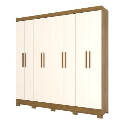 Guarda Roupa Casal B51 Nature Off White – Briz Móveis