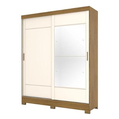 Guarda Roupa Casal Istambul Nature Off White – Briz Móveis