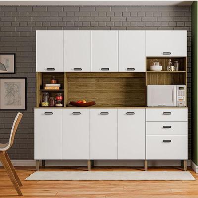 Cozinha Ambiente Intense 10 Portas E 2 Gavetas Freijó Supremo - Kits Paraná