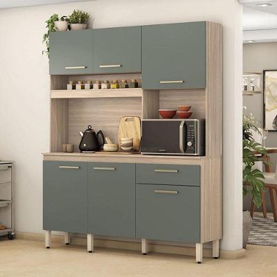 Kit Cozinha Compacta Ambiente álamo Avena Touch Menta – Demóbile