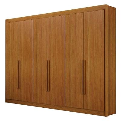 Guarda Roupa 6 Portas Diamante Gold Cinamomo – Leifer Móveis