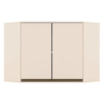 Armário Aéreo Canto Oblíquo 2 Portas Connect Off White – Henn