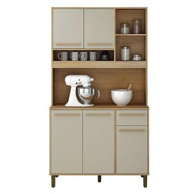 Armário De Cozinha Ametista Cinamomo Off White - Valdemóveis