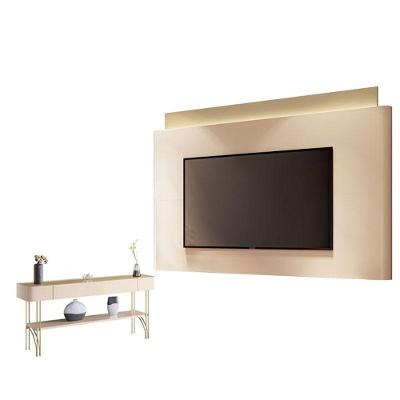 Home Suspenso Galax Com Aparador Vivant Champanhe Off White - Hb Móveis
