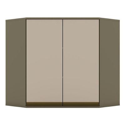 Armário Aéreo Connect Canto Obliquo 2 Portas 83 Cm Duna Cristal – Henn