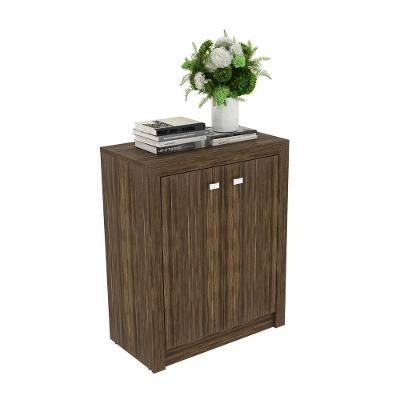 Balcão Escritório Com 2 Portas Multimóveis Vcr25013 Nogal Nogal