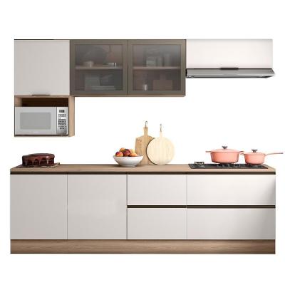 Armário De Cozinha Cp03 E Tampo Grace Carvalho Oak/off White Z44 - Mpozenato