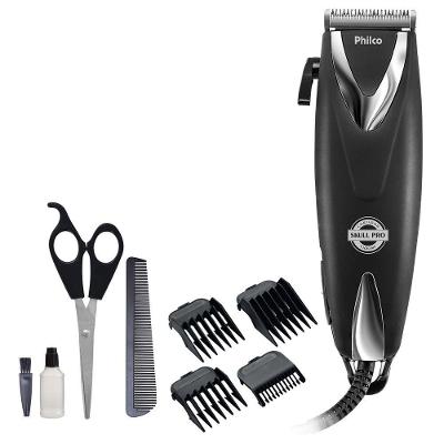 Cortador De Cabelos Philco PCR12CR Skull Pro Chrome 9 Em 1 220V