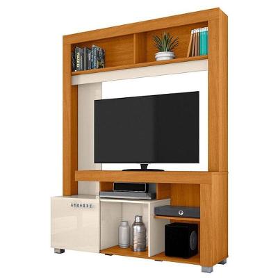 Estante Home Theater Flávia Cinamomo Off White – Madetec