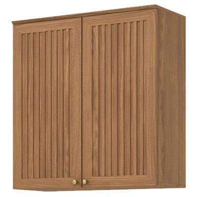 Armário Aéreo 2 Portas Ripado 80 Cm Requinte Nature – Henn