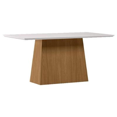 Mesa De Jantar 180 Cm Barbara Com Vidro Ype Off White – New Ceval