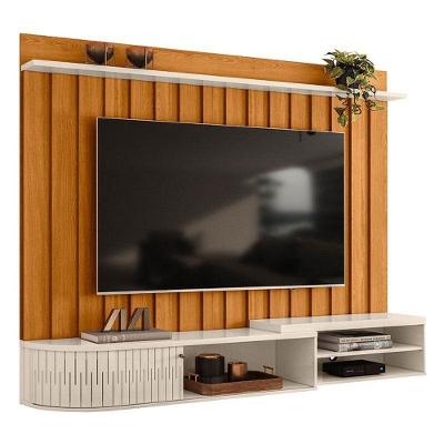 Estante Home Theater Suspenso ímola Cinamomo Off White – Madetec