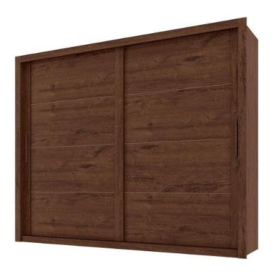 Guarda Roupa Casal Imperador Plus Jacarandá – Zanzini