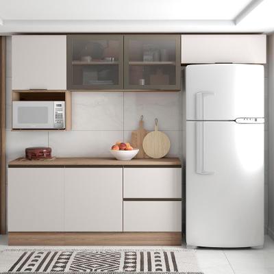 Armário De Cozinha Cp02 E Tampo Grace Carvalho Oak/off White Z44 - Mpozenato