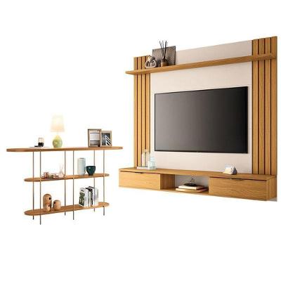 Painel Para Tv Suspenso Solus E Aparador Infinity Cinamomo Off White – Hb Móveis